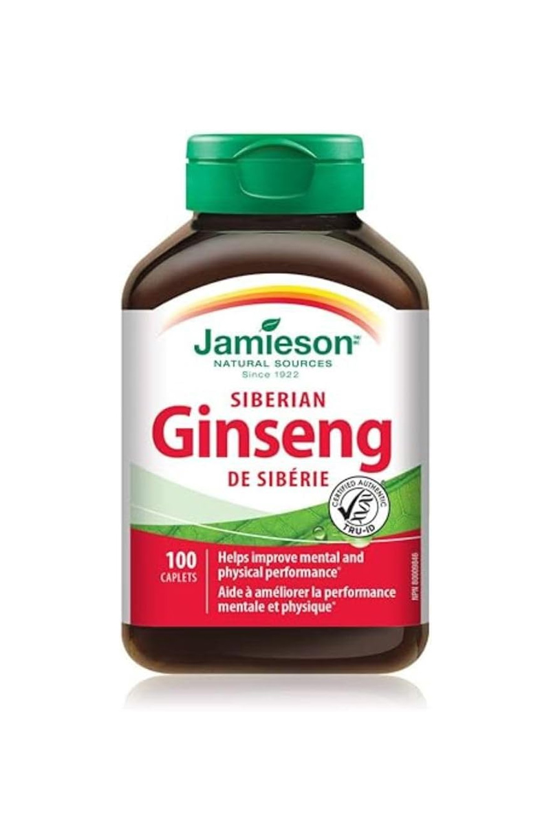 کپسول جینسینگ سیبری Jamieson - بسته 100 عددی