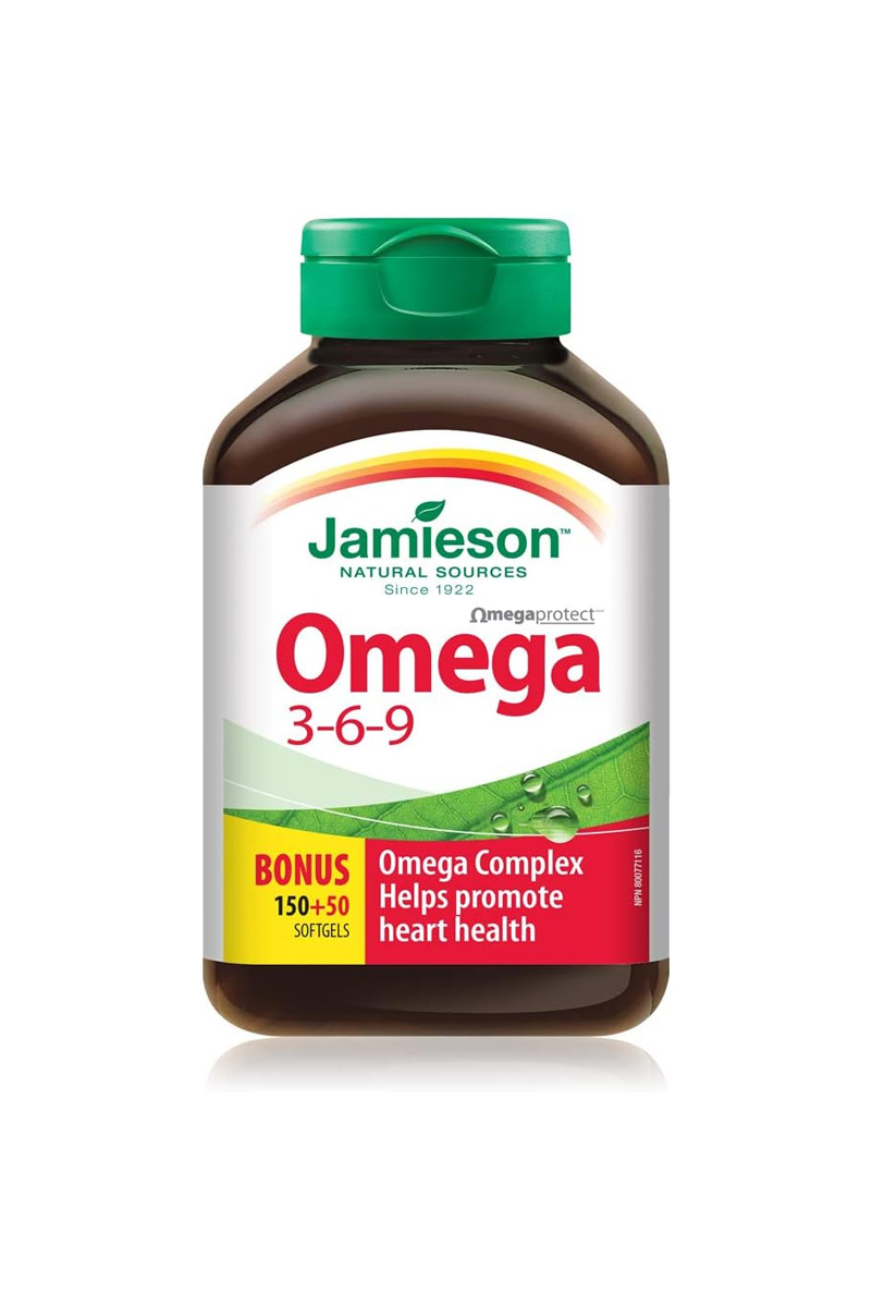 سافت ژل امگا 3-6-9 Jamieson - بسته 200 عددی