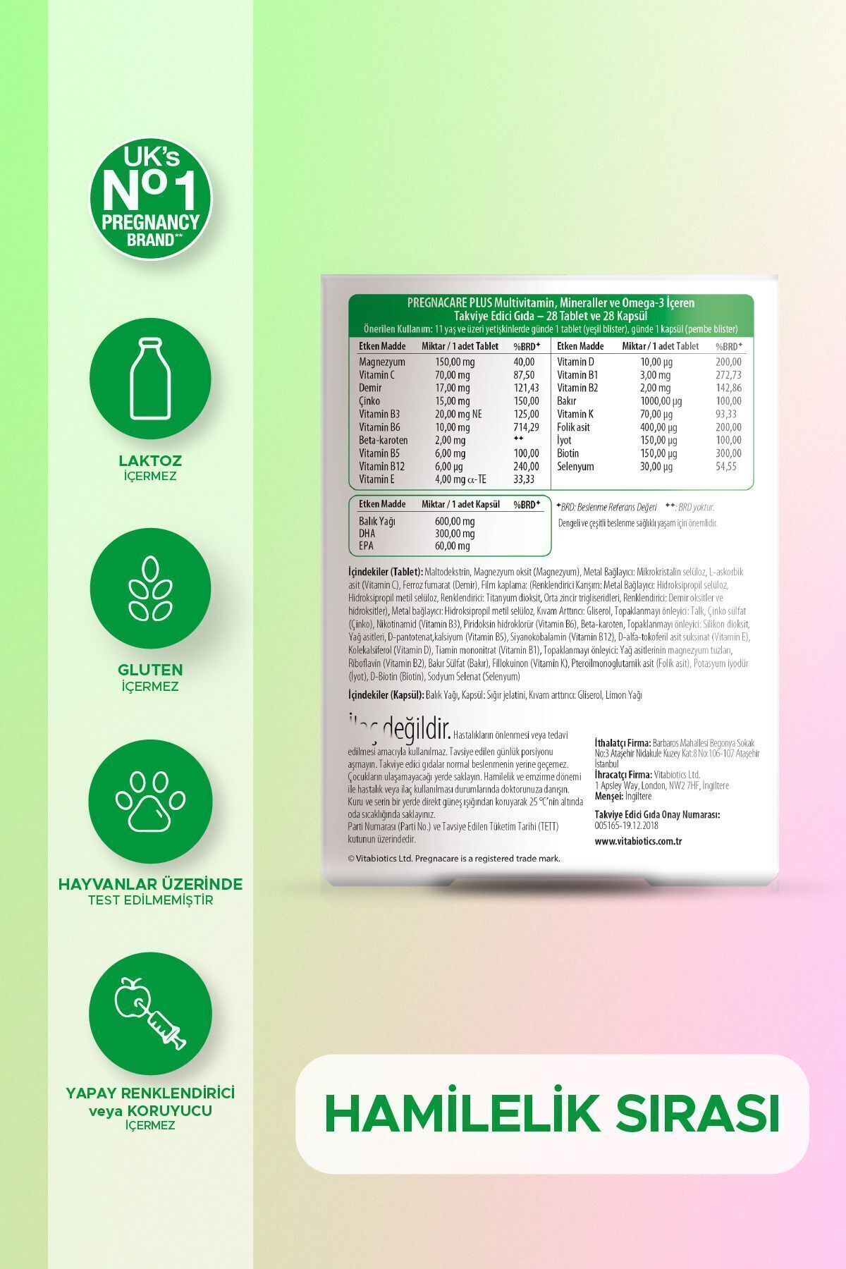 قرص ویتامین بارداری Pregnacare - بسته 30 عددی