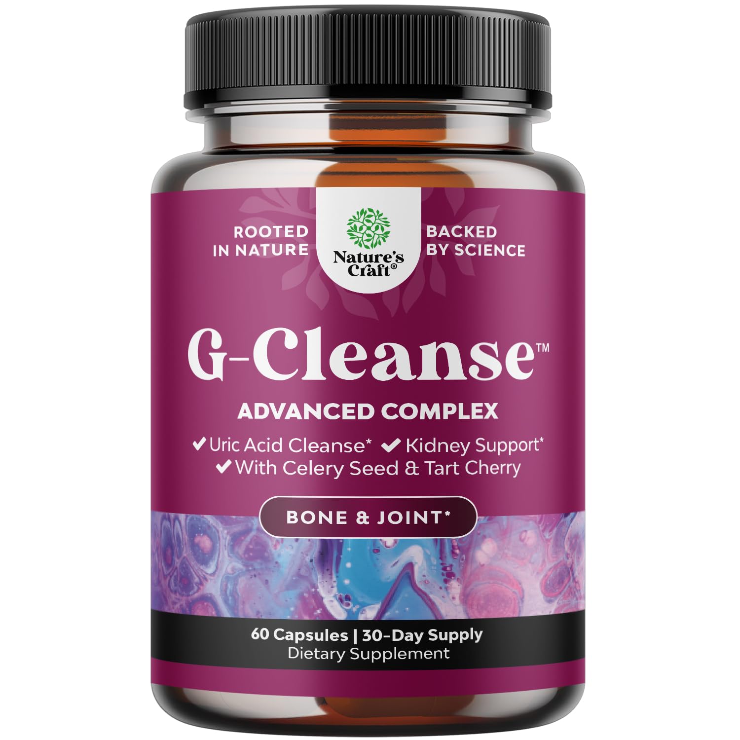 کپسول تنظیم اسید اوریک و تقویت کلیه Natures Craft – بسته ۶۰ عددی