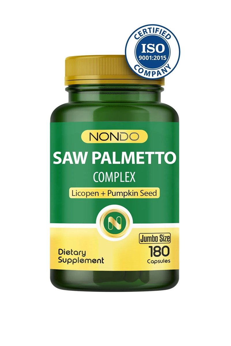 کمپلکس Saw Palmetto(کدو تنبل، روی، لیکوپن) Nondo - بسته ۱۸۰ عددی