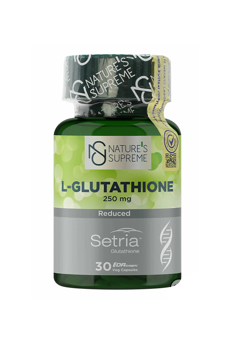 کپسول ال گلوتاتیون ۲۵۰ میلی گرم Natures Supreme - بسته ۳۰ عددی