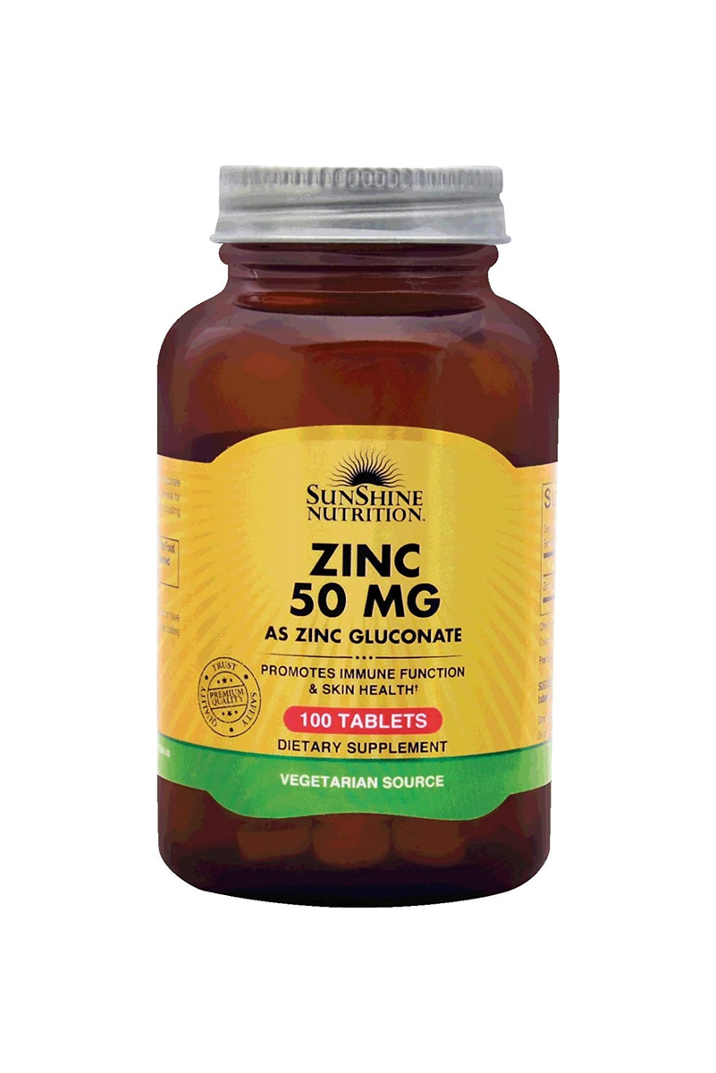 قرص زینک ۵۰ میلی گرم Sunshine - بسته ۱۰۰ عددی