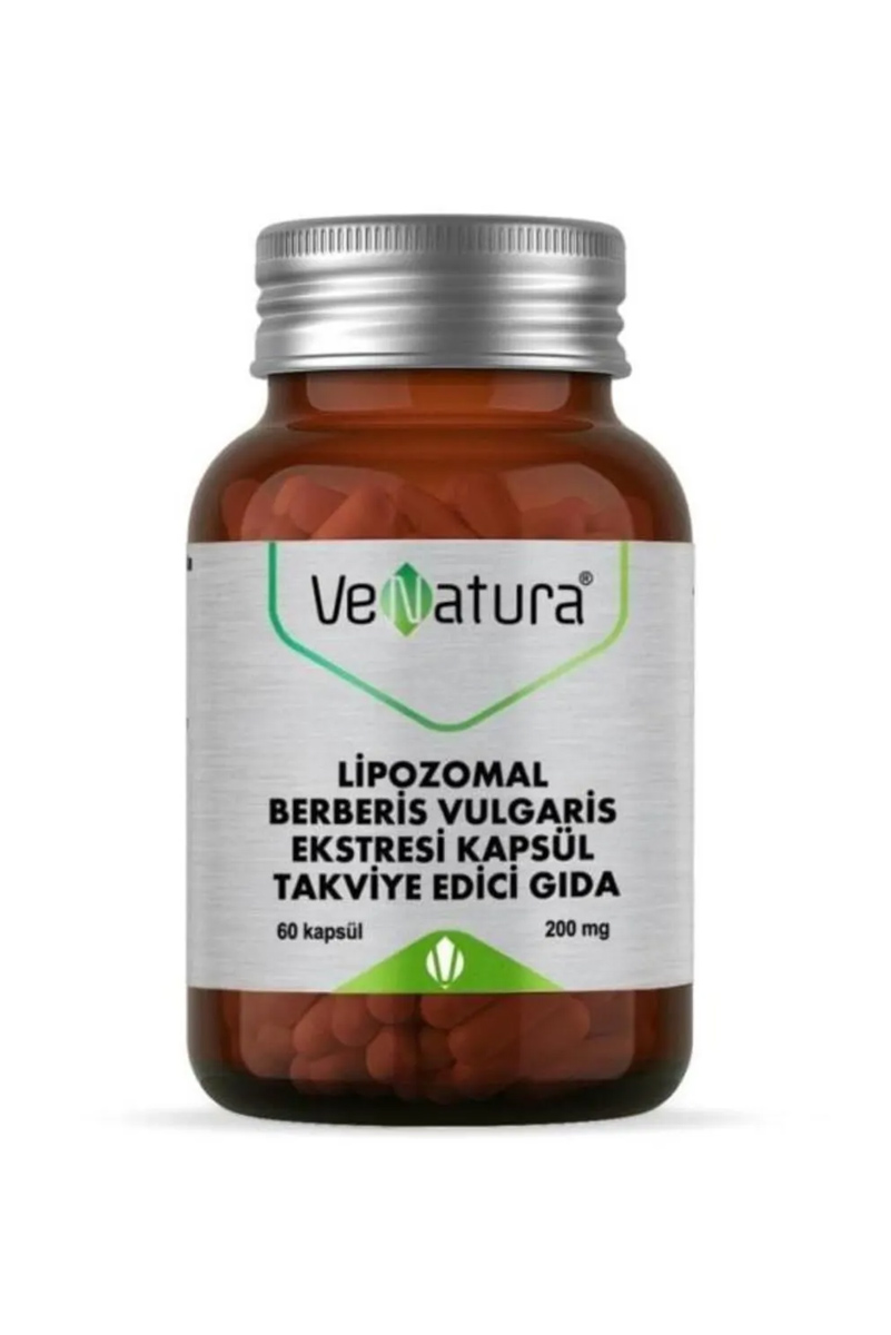 کپسول لیپوزوم بربرین ۲۰۰ میلی گرم Venatura - بسته ۶۰ عددی