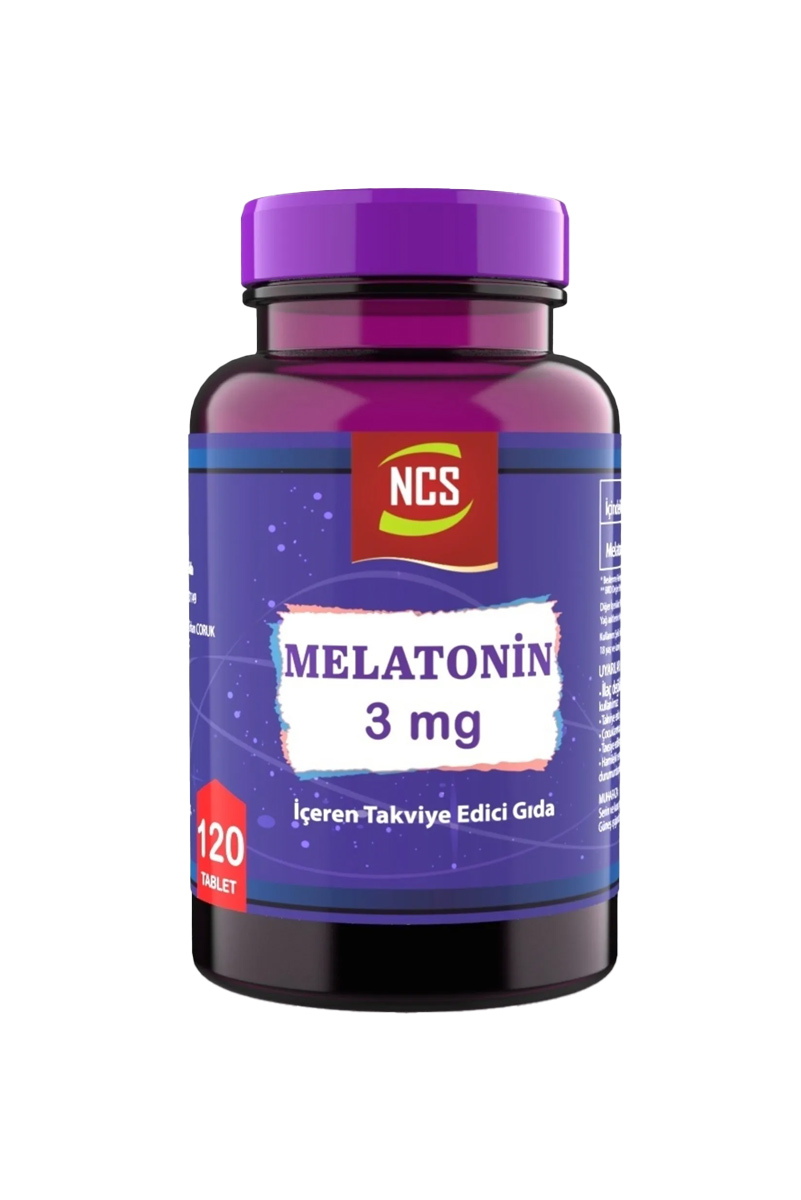 قرص ملاتونین 3 میلی گرم Ncs - بسته 120 عددی