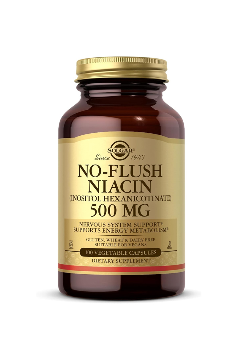 کپسول نیاسین ۵۰۰ میلی گرم No-Flush سولگار - بسته ۱۰۰ عددی