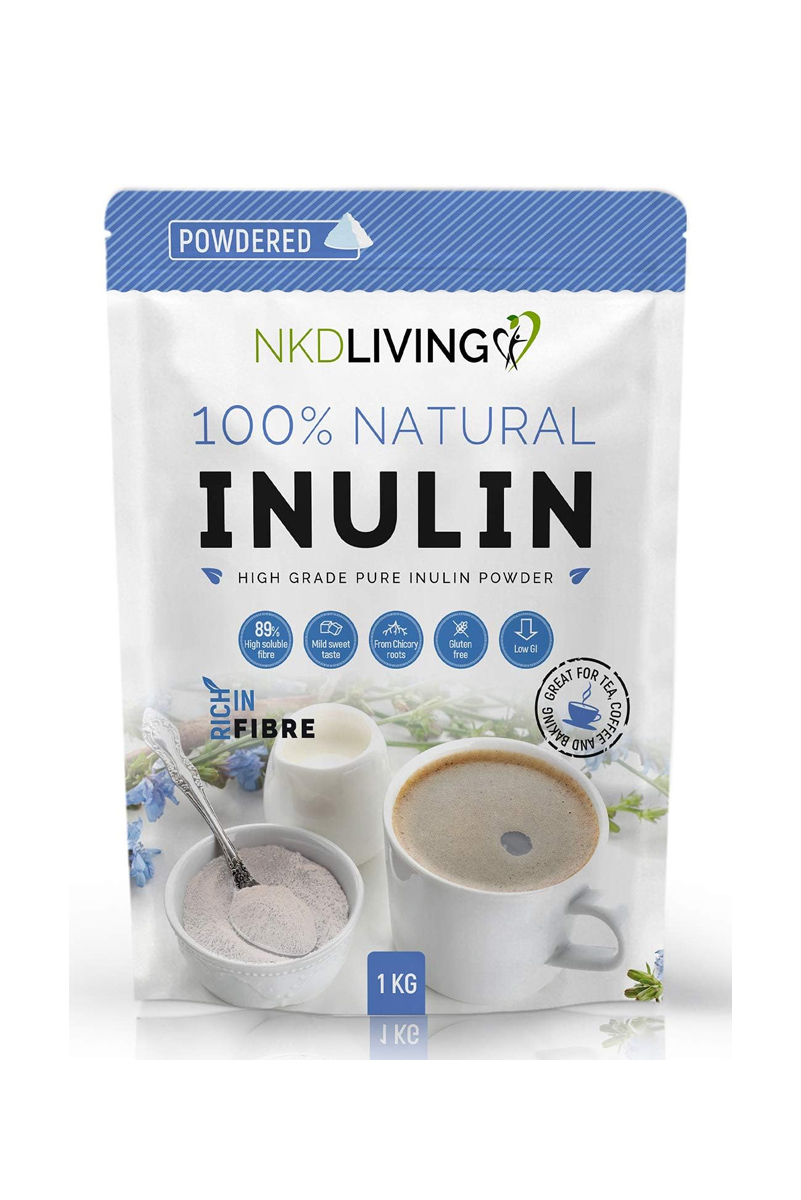 پودر پروبیوتیک Inulin درجه بالا NKD Living - مقدار ۱kg