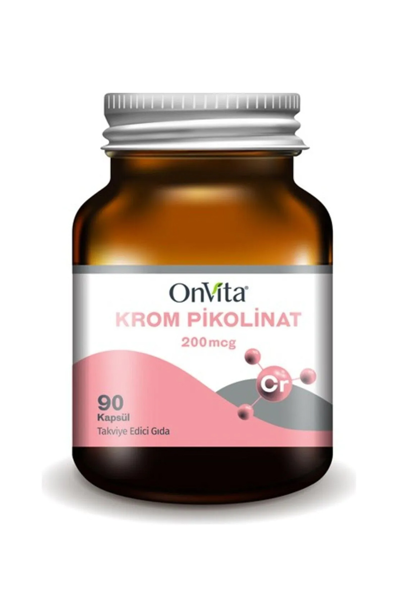 کپسول کروم پیکولینات 200 میکروگرم Onvita - بسته ۹۰ عددی