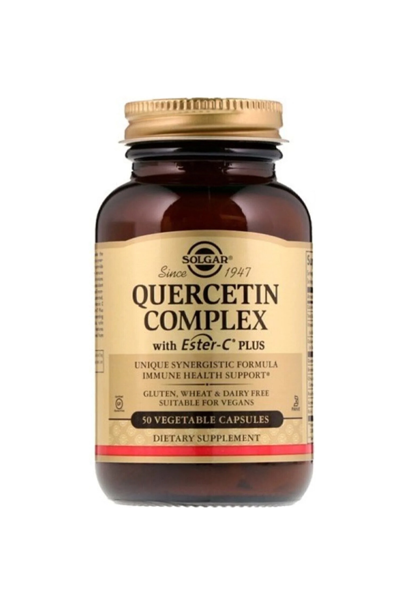 کپسول کمپلکس Quercetin سولگار - بسته 50 عددی