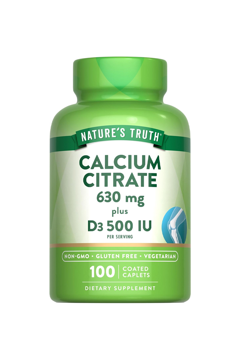 کپسول کلسیم سیترات Nature's Truth - بسته 100 عددی