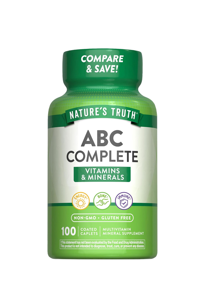کپسول مولتی‌ ویتامین بزرگسالان Nature's Truth - بسته 100 عددی