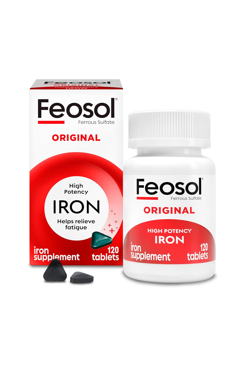 قرص آهن Feosol - بسته 120 عددی