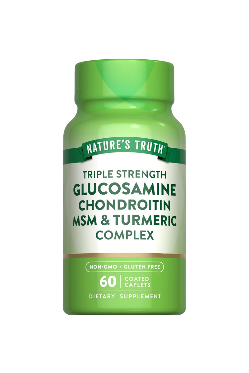 قرص گلوکوزامین ، کندرویتین و MSM برند Nature's Truth - بسته ۶۰ عددی