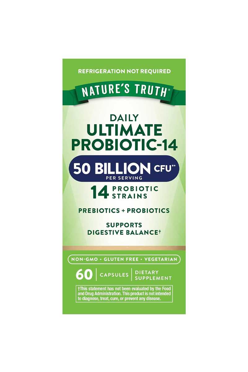 کپسول پروبیوتیک روزانه Nature's Truth - بسته ۶۰ عددی