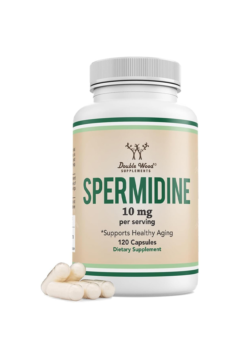 کپسول Spermidine حمایت از سلامت سلولی و جوانی بدن Double Wood - بسته 120 عددی
