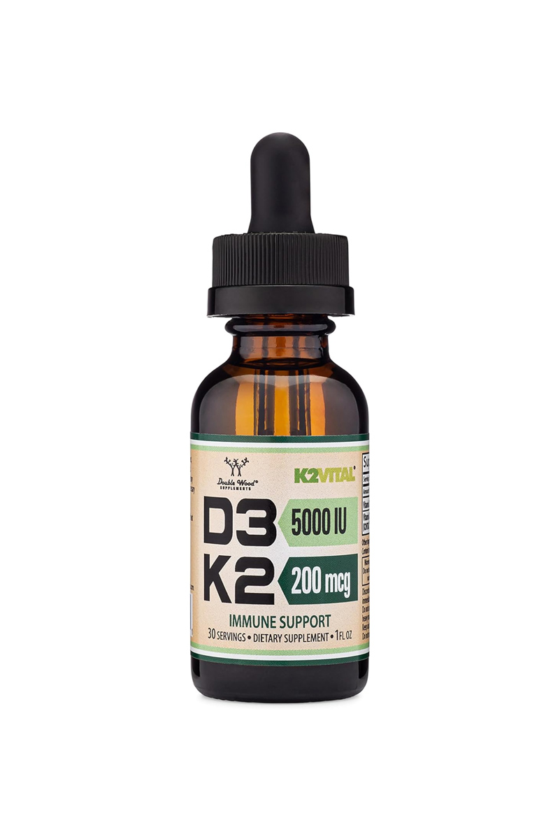 قطره ویتامین D3 و K2 برند Double Wood