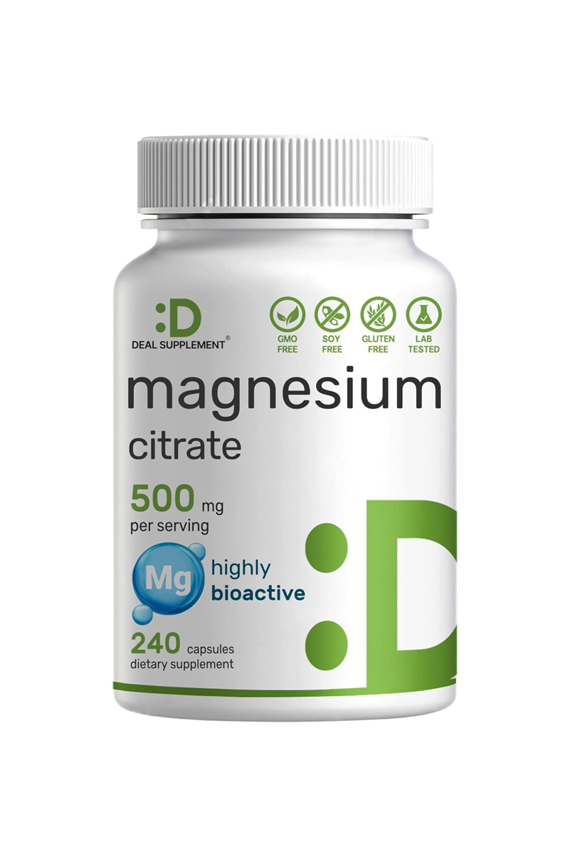 کپسول منیزیم سیترات DEAL SUPPLEMENT - بسته ۲۴۰ عددی