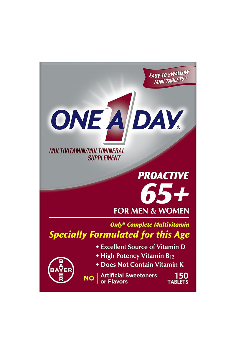 قرص مولتی‌ ویتامین ۶۵+ سال آقایان و خانم‌ ها One A Day - بسته 150 عددی