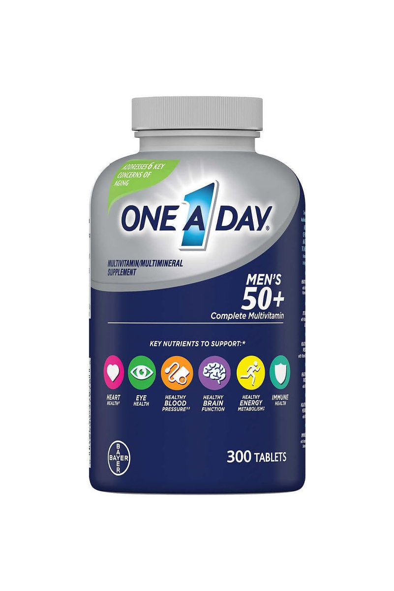 قرص مولتی‌ ویتامین مردان ۵۰+ سال One A Day - بسته 300 عددی