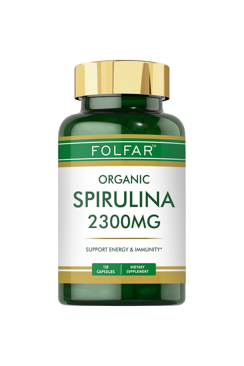 کپسول اسپیرولینا 23۰۰ میلی گرم FOLFAR - بسته 120 عددی