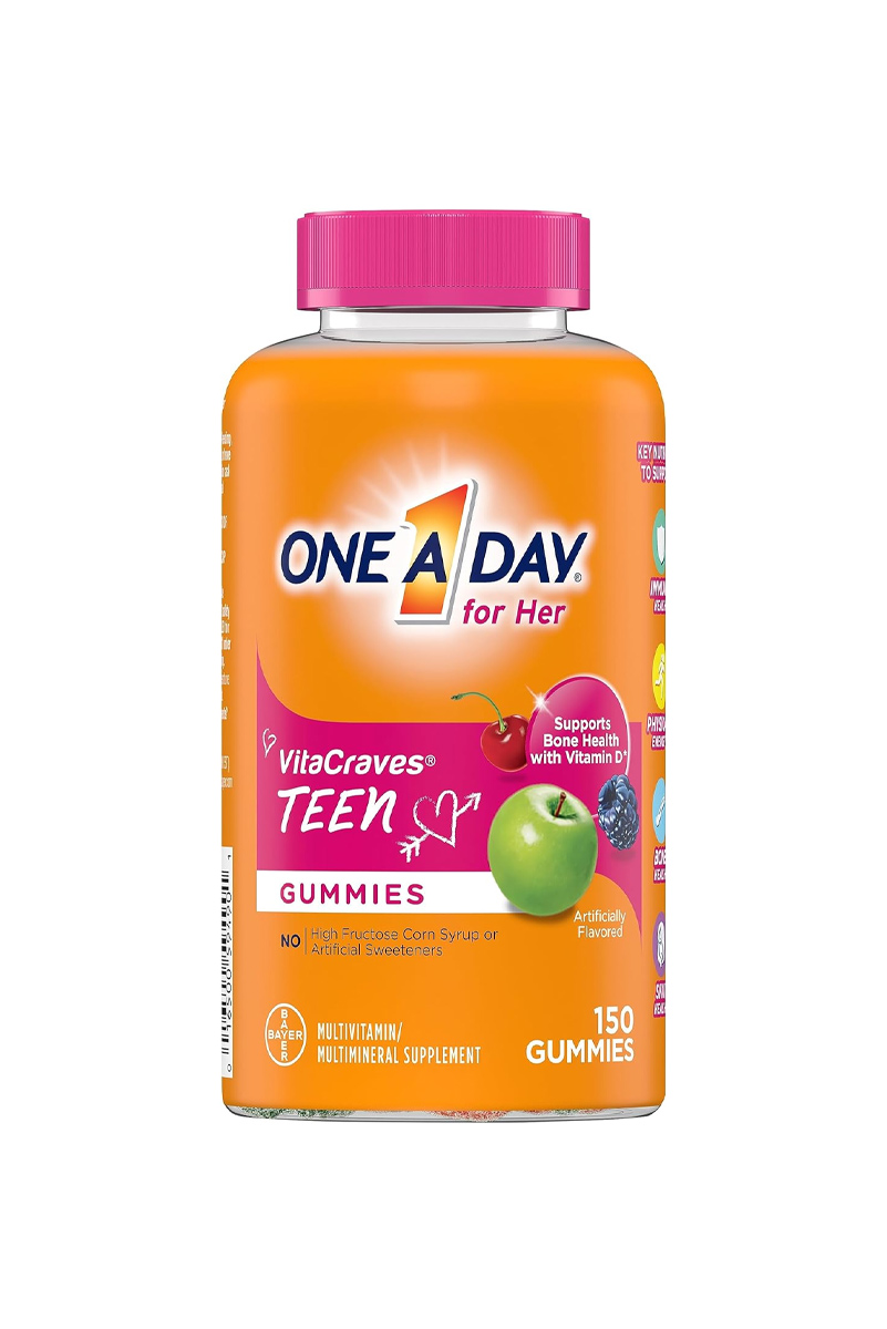 پاستیل مولتی‌ ویتامین مخصوص دختران نوجوان One A Day - بسته 150 عددی