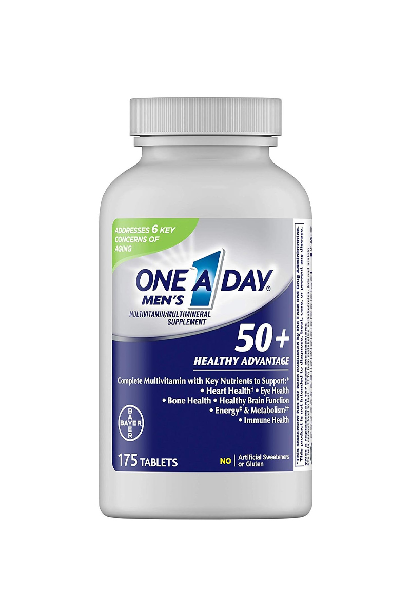 قرص مولتی‌ ویتامین روزانه مردان ۵۰+ سال One A Day - بسته 175 عددی