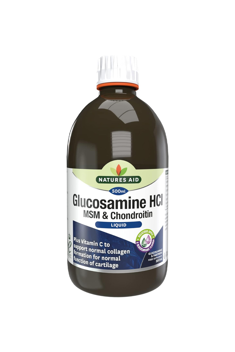 شربت گلوکزامین، MSM و کندرویتین Natures Aid - حجم ۵۰۰ میلی لیتر