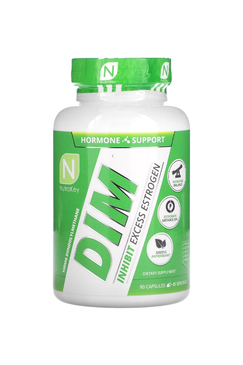 کپسول DIM (دی‌ ایندولیل‌ متان) NutraKey - بسته 90 عددی