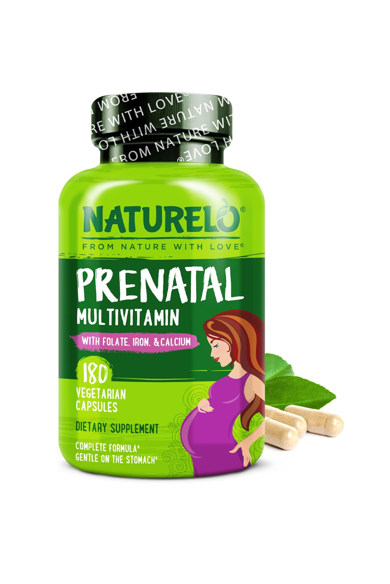 کپسول مولتی‌ ویتامین بارداری NATURELO - بسته 180 عددی