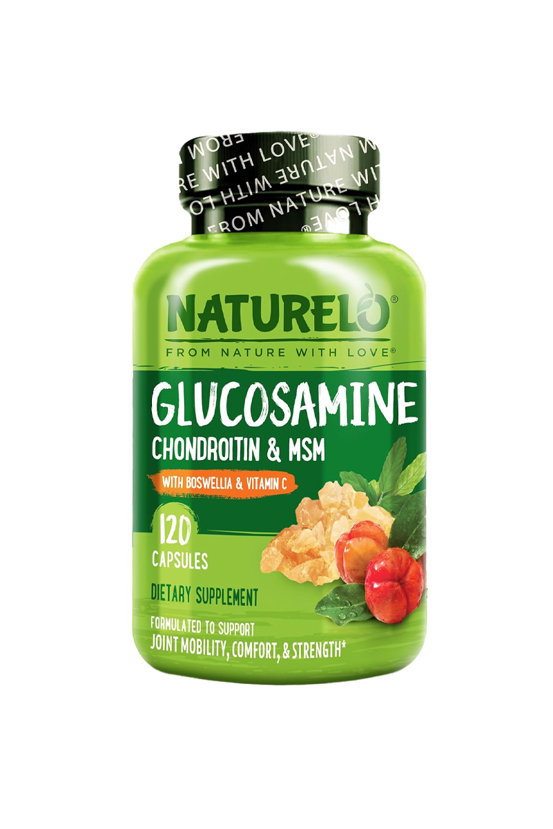 کپسول گلوکوزامین، کندرویتین، MSM برند NATURELO - بسته 120 عددی
