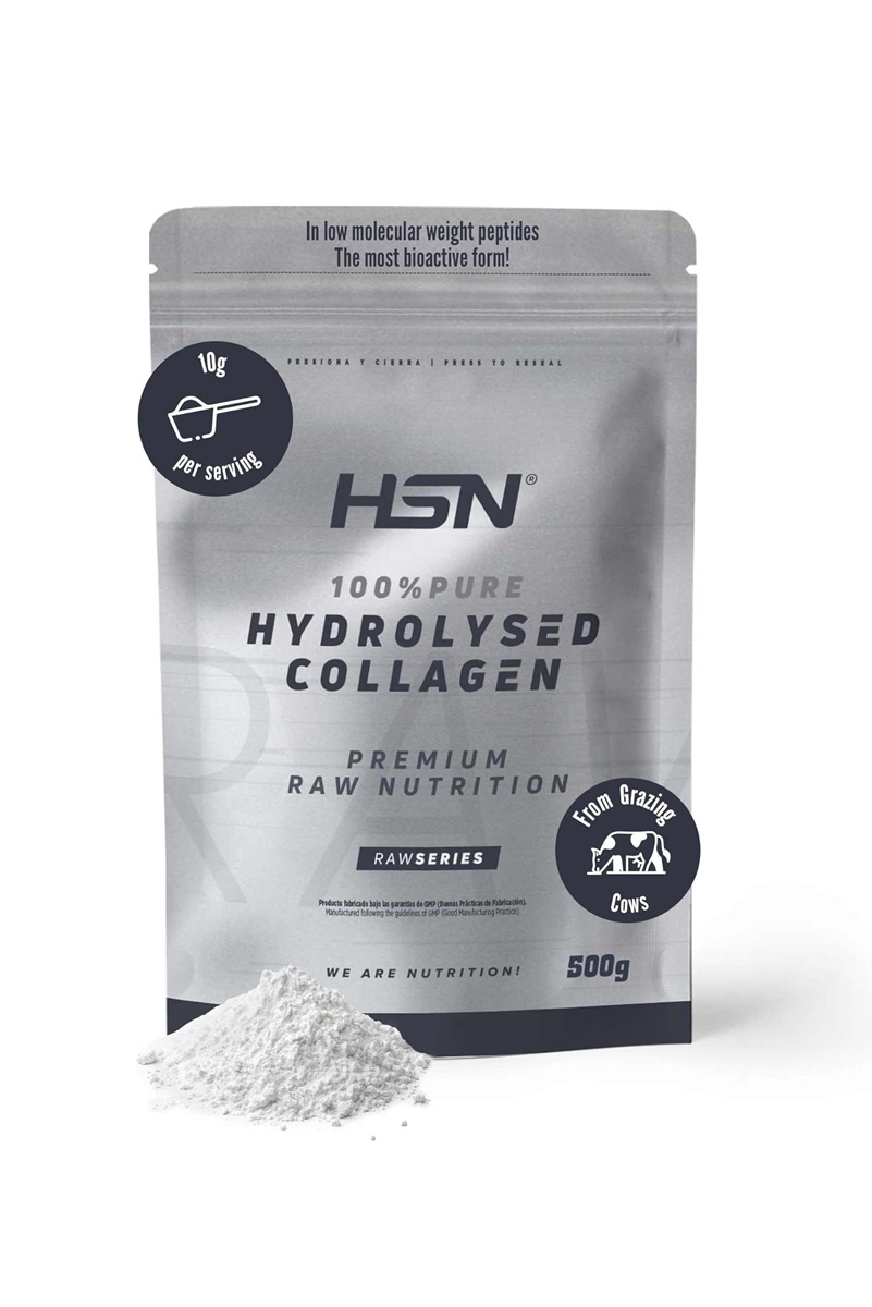 پودر کلاژن هیدرولیز شده گاوی HSN - حجم ۵۰۰ گرم