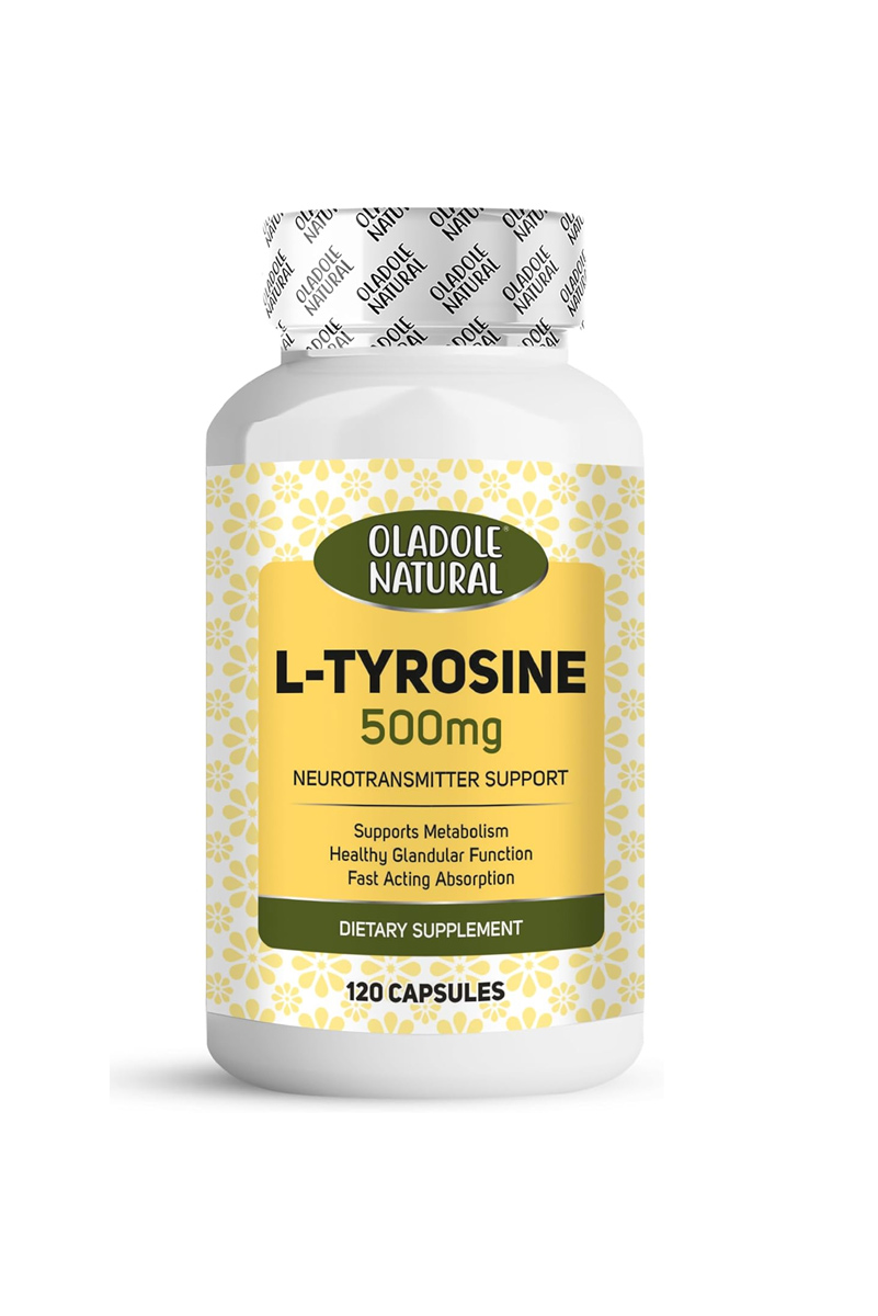 پاستیل ال تیروزین 500 میلی گرم Oladole Natural - بسته 120 عددی