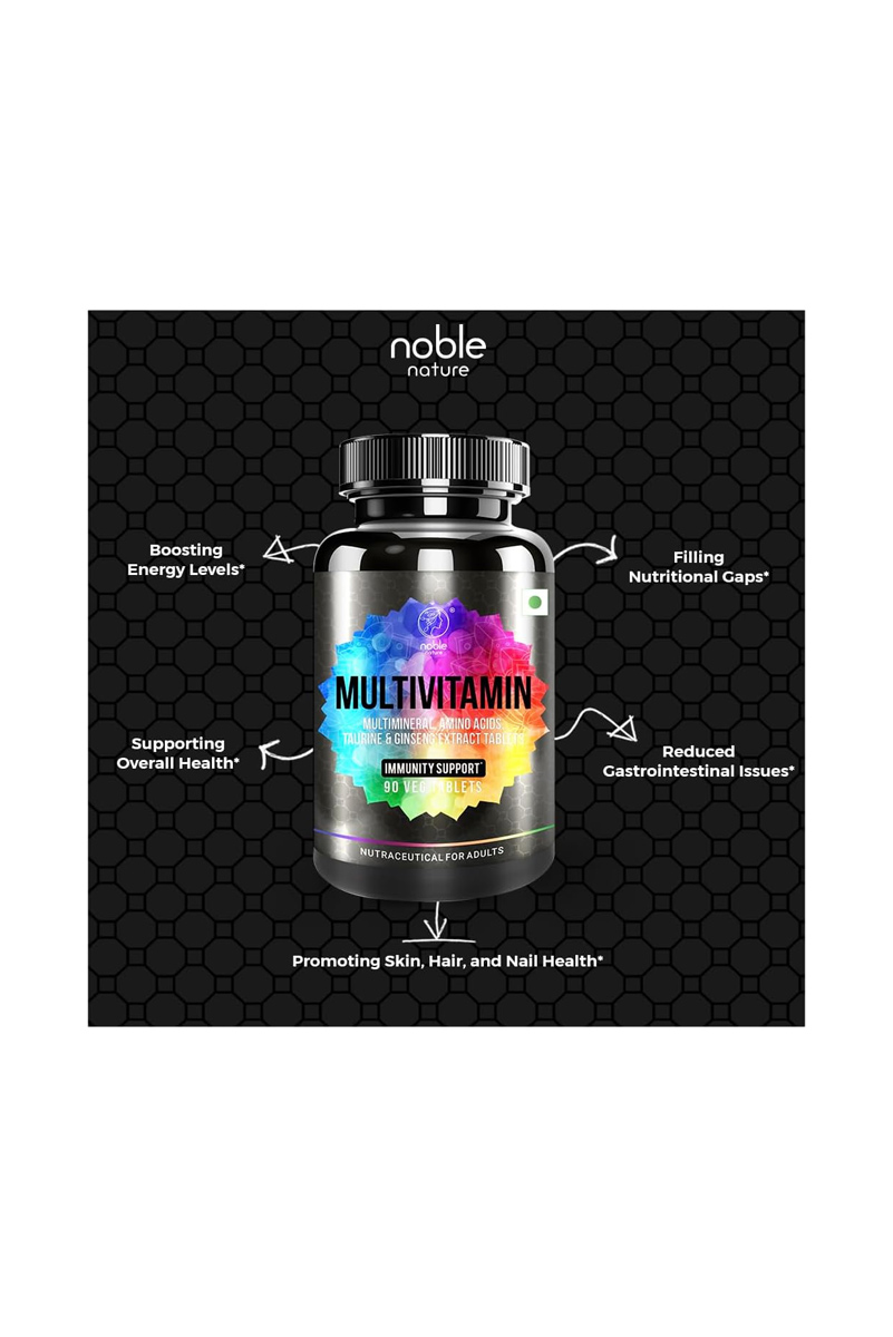 قرص مولتی‌ ویتامین Noble Nature - بسته 90 عددی