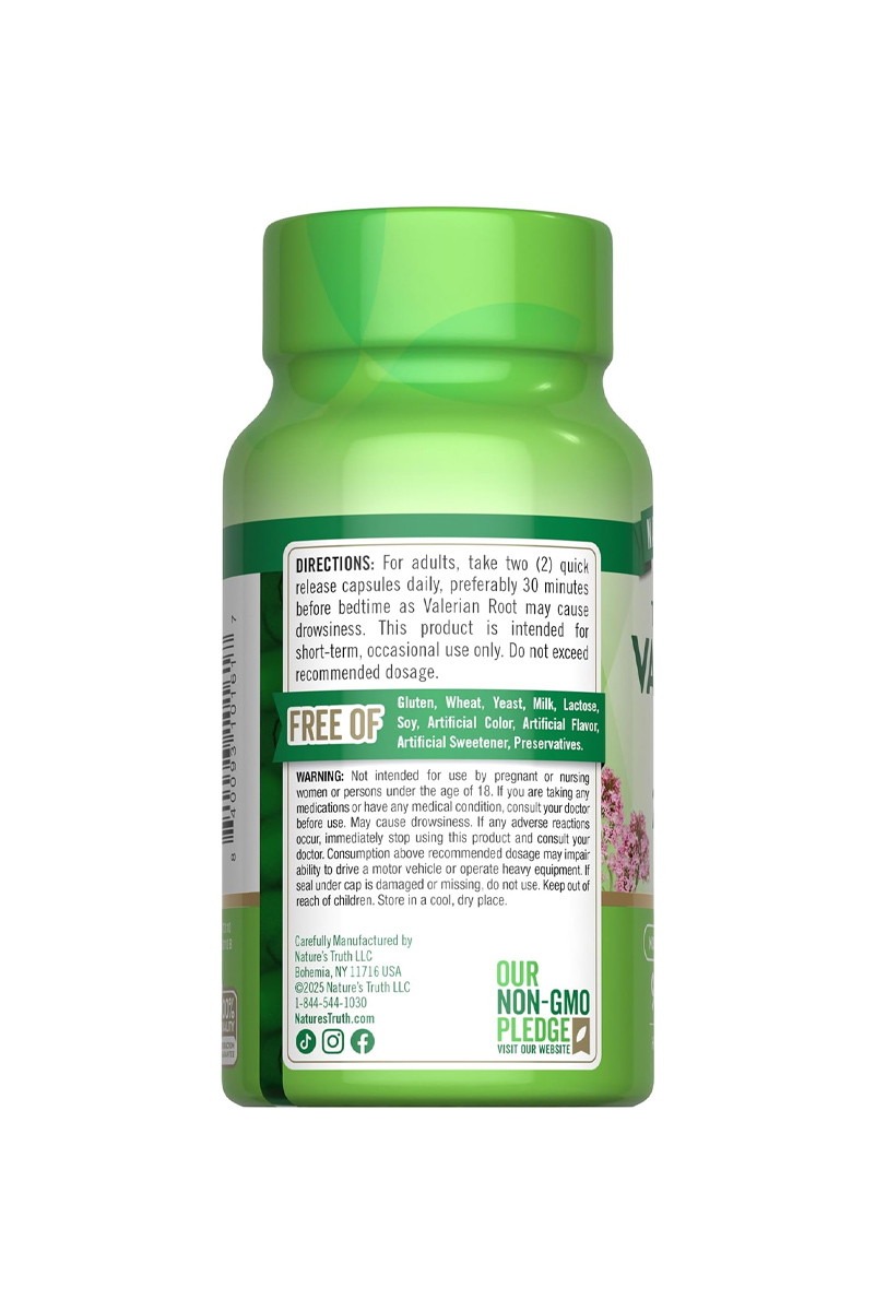 کپسول بهبود کیفیت خواب Valerian Root برند Nature's Truth - بسته 9۰ عددی
