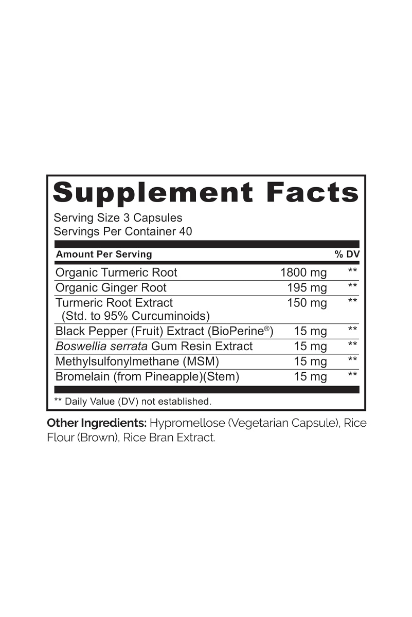 کپسول گیاهی زردچوبه ، کورکومین و زنجبیل NATURELO - بسته ۱۲۰ عددی