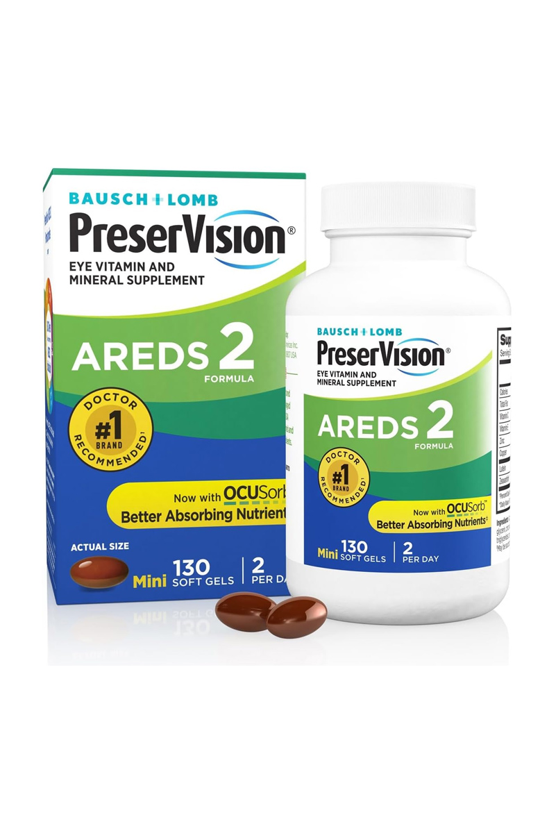 قرص preservision areds 2 - سافت ژل تقویت و محافظت از چشم