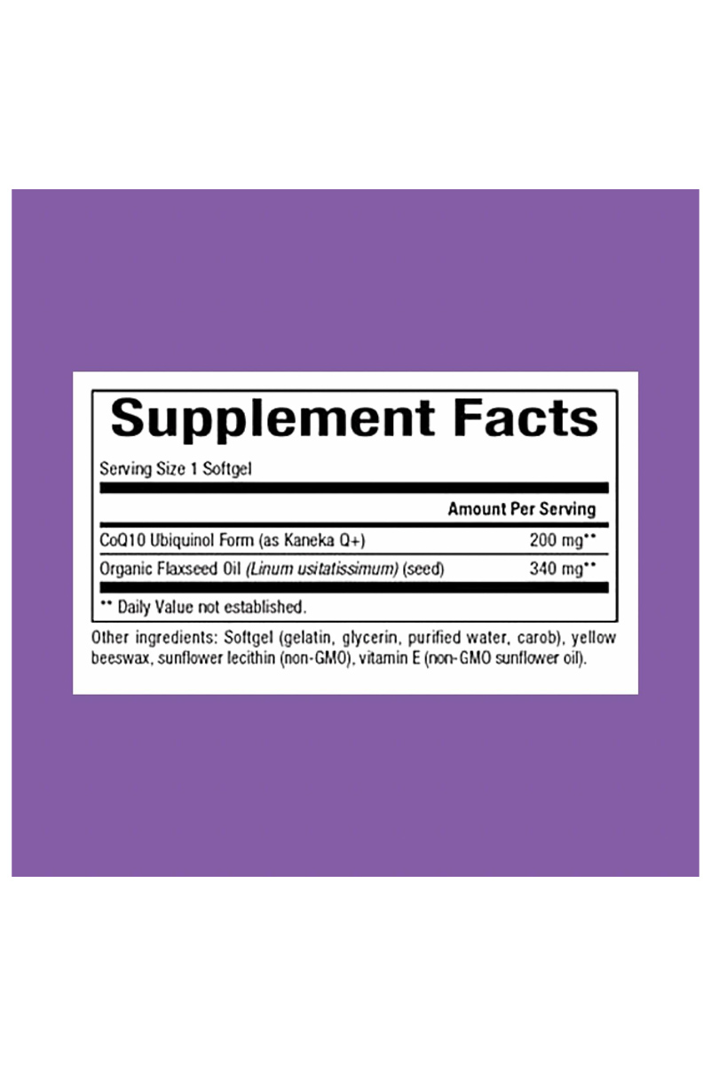سافت ژل یوبیکینول اکتیو و کوآنزیم Q10 برند Natural Factors - بسته ۶۰ عددی
