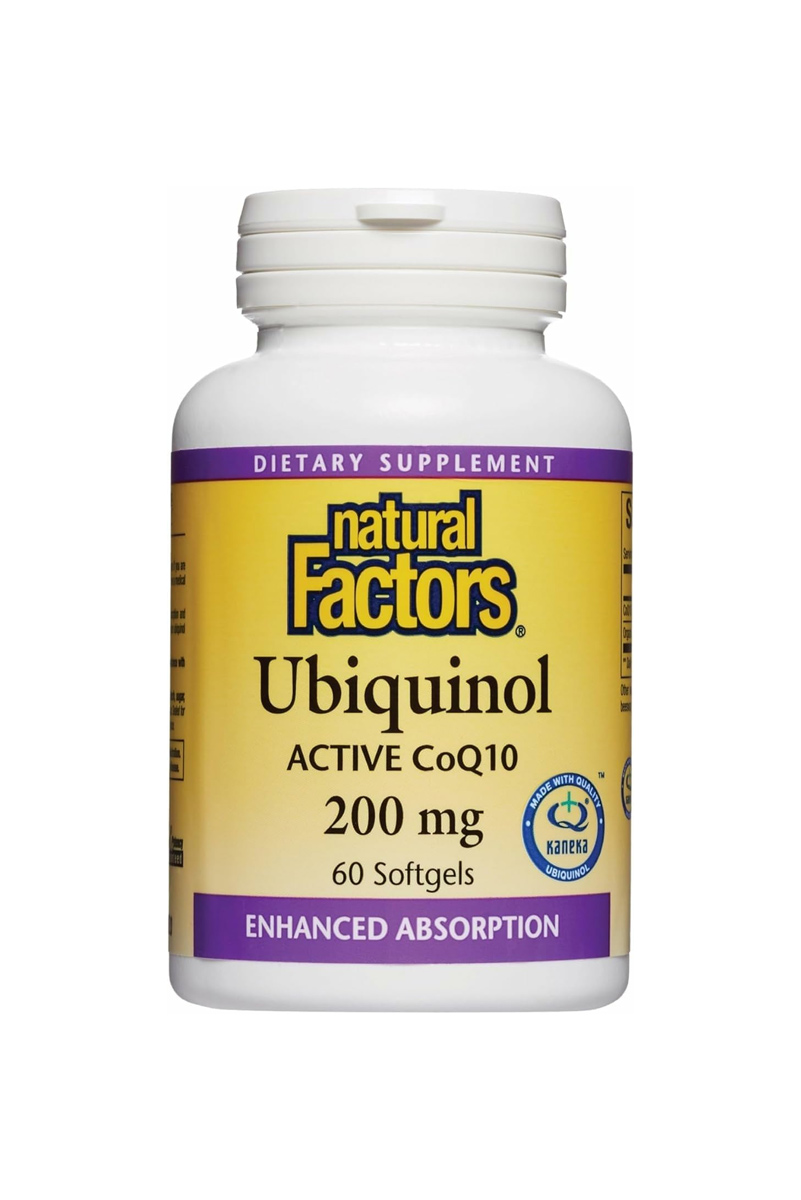سافت ژل یوبیکینول اکتیو و کوآنزیم Q10 برند Natural Factors - بسته ۶۰ عددی